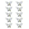 Nail Art Decorations 10Pcs Luxury 3D Alloy Crafts Rhinestones Shiny Crystal Gems Dangle Manicure Jewelry Drop