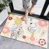 Anti-Slip Kapı Mat Su Emici Banyo Halı Ev Oturma Odası Yatak Odaları Halı Giriş Puafat Giriş Açık su geçirmez