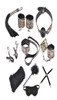 Sexig Leopard Leather 10 Piece Set Alternative Toys Bundled Bondage Set Adult Products Factory Outlets Hand and Foot Handcuf8620680