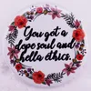 Dope Soul Tinplate Brooch милые аниме фильмы игры жесткие эмалевые булавки Собирайте мультипликационные бруши рюкзак шляпа шляп