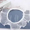 2023 White Mesh Lock Edge Pleated Ruffle Lace Diy Women's Clothing Collar Cuffs Chest Flower Pyjama Underkläder Sydekoration