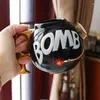 Mokken bombeker 3d landmine keramische koffie creatieve trend giek mok grote capaciteit 650 ml water kerstcadeau