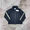 Casablanca CASABLANCA Printed Embroidered Ribbon Coat Windbreaker Jacket