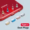 Type-C Micro USB-oplaadpoort Anti Dust Plug Plug Telefoon Oplaadpoort Protector Cap Cover voor iPhone 6 5 5S Samsung Huawei Xiaomi