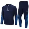 Herfst en winter volwassen kinderen studenten voetbal training kleding half ritssluiting buiten sportset groep aankoop