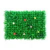 장식용 꽃 40x60cm 인공 녹색 잔디 정사각형 플라스틱 잔디밭 식물 가정 벽 장식 웨딩 배경 파티 꽃