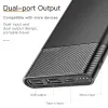 Kuulaa 10000Mah Power Bank Dual USB Caricabatterie portatile QC PD Carica rapida Display digitale Digital Display Ultra Slim Batteria esterna