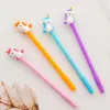 Długie 36pc/set koreańskie śliczne długopisy jednorożenne śmieszne pióro Pen Kawaii Ballpoint Rollerball School Office Dostaw towary przedmiot Girl Prezent