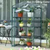 2-5 Tier PVC Greenhouse Cover voor buitenshuis binnen waterdichte vervangende bloemhuis tent covers tuinieren bloemenpot accessoires