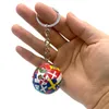 سلسلة جديدة متعددة الجنسيات كرة القدم سلسلة فرنسا إسبانيا العلم كرة القدم قلادة مفاتيح مفاتيح المعجبين هدايا التذكارية إكسسوارات حقيبة الظهر هدية هدية