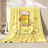 Couvertures emmaillotées 17 style King Size Kawaii Pompom Purin Cartoon Counat Soft Fluffy Louts souples pour bébé