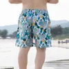 Couple Swimwear Beach Mens Swim Shorts Shirt Femmes 3 pièces Bikini Set Bermuda Surf Swimmink Trunks for Swimsuit Zwembroek Board