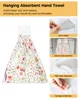 Watercolor Floral Rustic Vintage Hand Towel for Bathroom Kitchen Absorbent Hanging Towels Microfiber Soft Kids Handkerchief