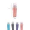 Bouteilles de rangement en silicone voyage rechargeable fuite de fuite de 90 ml de maquillage de maquillage sous-bouchette portable de lotion portable