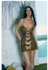 Casual Dresses RoseDiary Women Summer Fashion Butterfly Printing Bodycon Party Night Sexy Zevity Lady Clubwear Elbise Mujer Y2K