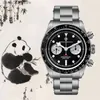 腕時計Pagani Design Mens Panda Chronograph Luxury Quartz Wrist Es日本のメントサファイアミラー10Bar防水時計