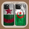 Algeria Flag Phone Case Temeled Glass for iPhone 12 14 13 11 Pro XS Max Plus Mini X XR 8 7 6S SE2020 COQUE