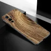 Texture en bois Case de téléphone pour OnePlus 7 7t 8 9 10 Pro 8T 9RT 10T 10R ACE NORD 2T CE2 LITE N10 N100 N20 N200 5G TPU COVER NOIR