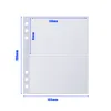 High Quality 10/30/50Pcs Clear Binder Refill 2/4Pockets Sleeves Toploader Pocards Notebook Diary Po Drawing Notepad