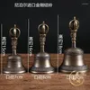 Estatuetas decorativas pestle de diamante importado nepal pilão de cinco fios de bronze tântrico de cobre puro francês com eco longo.