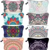 3D Mandala Druck Frauenkosmetische Taschen Frauen Retro -Reise tragbare Strandlagerhandtaschen organisieren Sie Make -up -Beutel -Touch -Tasche