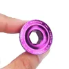 Riderace Bicycle Crank deksel M20 M19 M18 CNC MTB Road Bike Bottom Bracket Schroef Lichtgewicht BB kettingwielboutkap voor Shimano