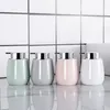 Dispensateur liquide Dispensier Lotion en céramique bouteille de bouteille de bouteille de maquillage pour maintien à la main Bath et ensemble de salle de bain