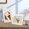 Frames 12 pcs DIY Cadre d'image en bois inachevé po vertical Desktop Home Child Kids Crafts