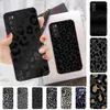 Leopard Print Black Phone Case For Huawei Mate 10 20 30 40 50 lite pro Nova 3 3i 5 6 SE 7 pro 7SE