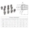 Daedalus 500W CNC Spindle Motor Air Air refroidi Brosse Motor de broche ER16 Chuck avec pince de 52 mm pour la gravure PCB