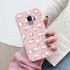 Pour Samsung Galaxy S9 S 9 Plus couverture CARTOOS MIGUS COOD CAT CAT SIP SILICONE THOPHINE APORTHÉE Étui pour Samsung S9 S9 + Funda Bumper