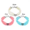 Appareils pour chiens Fashion Pet Products Cat fournit des bijoux de collier de perle réglable