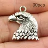 سحر 30X Eagle Pendants أنيقة ديكور مصنوعة يدويا DIY لصنع المجوهر