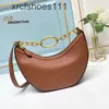 One Handbag Cowhide Shoulder 2024 Fashionable Stud Bag Women valenn High-end Bags Slimming Evening Purse Crossbody Chain Small Design Saddle FCFR