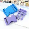 Meetee 10pcs Plastic Release Backle 10-38mm Couleur Clip Clip de sécurité