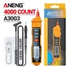 Aneng A3003 Multi Tester Pen Type Digital Multimeter с 4000 подсчетами AC/DC напряжение ohMmeter емкость HZ Handheld Tester Tool