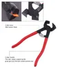 Glass Tile Mosaic Nippers Heavy Duty Double Round Wheel Glass Flat Nose Trimming Clamp Pliers Ceramic Tile Cutting Tongs Tools