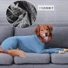 Ubrania psa ubrania dla zwierząt domowych golf duży kombinezon piżama dla dużych psów labrador husky ubranie bluzie z kapturem piżama dres dresowy pJs 11xl