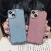 Luxury Glitter Plating Phone Case For iPhone 15 14 13 11 Pro X XR Xs Max 12 Mini Soft Shockproof Bling Cover On iPhoen 7 8 Plus