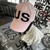 Ball Caps Matching IG Bo Master Hands A US Letter Embroider Couple Thin Baseball Cap Minimalist Quick-Dry Tide