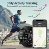 Смотреть Melanda 2023 Luxury Smart Watch Men Bluetooth Call Multisports Fitness Tracker Monitor Smorment Smart Wwatch для Android iOS
