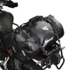 Sac de moto Rhinowalk 45L Sac de selle de queue PVC imperméable Sac à bagages secs durables Sac arrière Sac arrière Sac ACCESSOIR