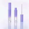 Storage Bottles 5ml Gradient Purple Pink Empty Lipstick Gloss Tube Plastic Refillable Liquid Container Lipgloss Sample