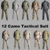 Chaussures tactique uniforme multicam acu fg tactique uniforme camouflage costume de chasse au paintball airsoft costume de chasse