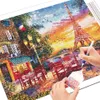 Evershine Diamond Painting Landscape Tower Picture Phinestones Sunset Mosaic brodery Paris Cross Stitch Hobby