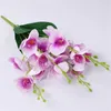 Dekoracyjne kwiaty 20heads 45 cm sztuczny orchidea jesienna motyl Fałszywe kwiat dom ślub dom życia w pokoju