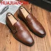 Chaussures décontractées grandes taille 38-47 Fashion Hommes Locs confortables Loisure Homme Business Mend Men's Mend Oxford Flats Man