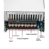 MZMW Switching Power Supply MS1000 1000W 12/24/36/48V 60V 72V 80V 110V 150V 220V AC/DC Singel utgång CurrentVoltage justerbar