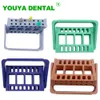 16 fori Dental Files File Endo Holder Dispenser Endodontic File Endodontic Stand Endo Block Blocco Strumento di odontoiatria di archiviazione dentale
