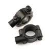 2 stks 22 mm stuur 10 mm 8 mm 6 mm schroefdraad motorfiets spiegelbevestiging klem klem spiegelhouder adapter zwart